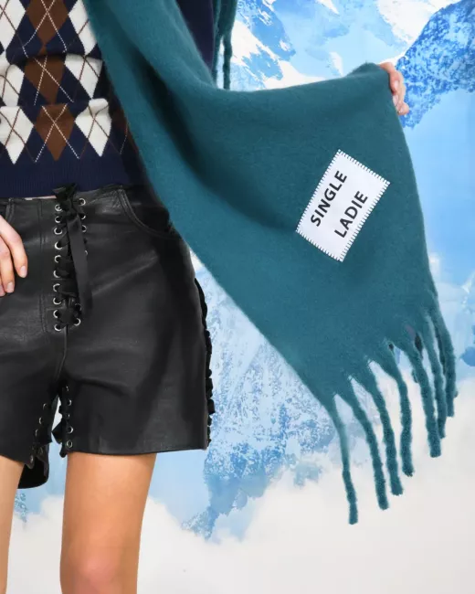 Maxi Écharpe en fibres recyclées