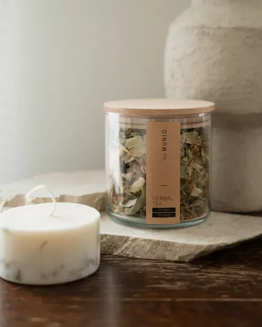 Soy Wax Candle: LINDEN FLOWERS