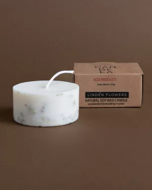 Soy Wax Candle: LINDEN FLOWERS Soy Wax Candle: LINDEN FLOWERS