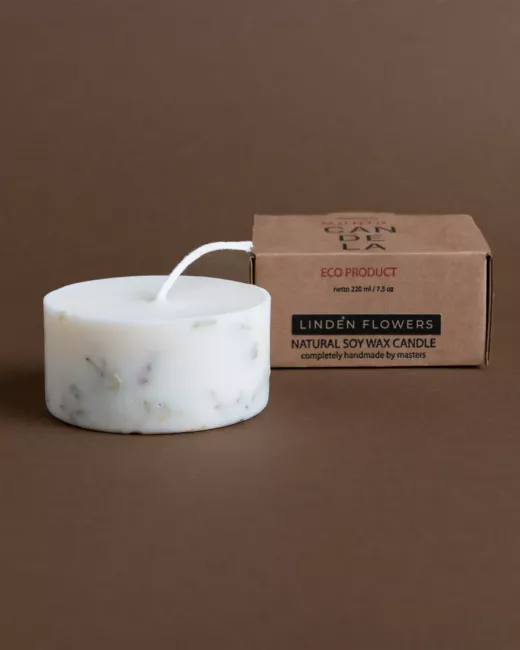 Soy Wax Candle: LINDEN FLOWERS