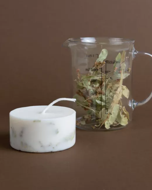 Soy Wax Candle: LINDEN FLOWERS
