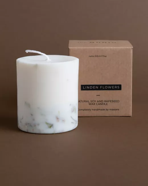 Soy Wax Candle: LINDEN FLOWERS