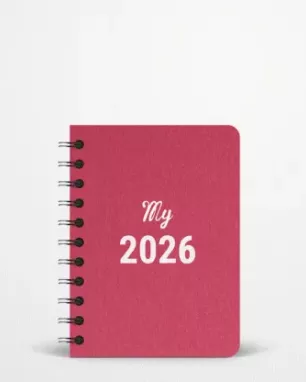 Agenda My 2025 - Format Poche A6 spirale