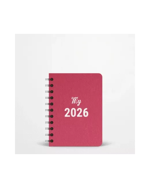 Agenda My 2025 - Format Poche A6 spirale