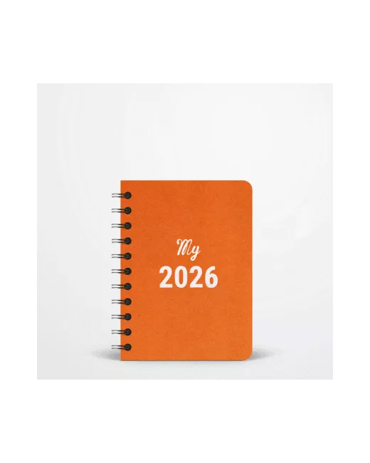Agenda My 2025 - Format Poche A6 spirale