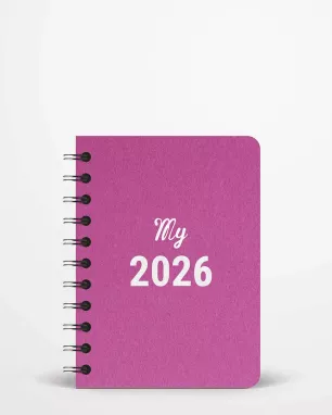 Agenda My 2025 - Format Poche A6 spirale