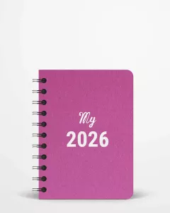 Agenda My 2025 - Format Poche A6 spirale