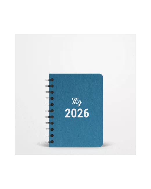 Agenda My 2025 - Format Poche A6 spirale