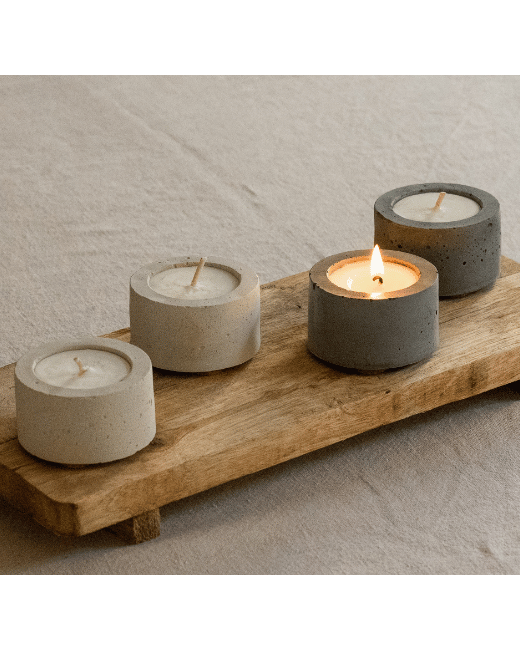 TERRAE –Coffret cadeau – Les bougeoirs & leurs recharges