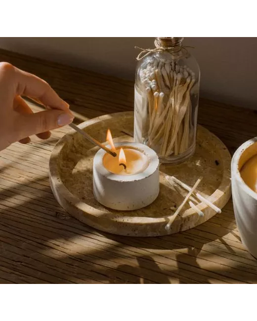 TERRAE –Coffret cadeau – Les bougeoirs & leurs recharges