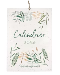 Growingpaper - Calendrier à planter 2026 Nature