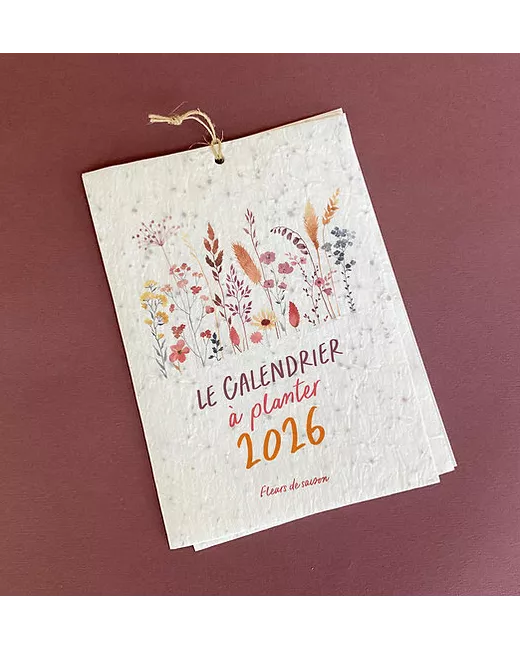Growingpaper - Calendrier à planter 2026 - Saisons