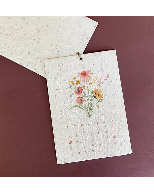 Growingpaper - Calendrier à planter 2026 - Saisons