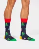 Colourful patterned socks - Flamingo Fest