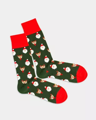 DillySocks - Chaussettes colorées avec motif Rudolph in the Forest