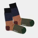 Colourful patterned socks - Earthy Stripes