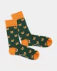 DillySocks - Chaussettes colorées avec motif Fossiled Fox