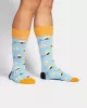 DillySocks - Chaussettes colorées avec motif Busy Bees