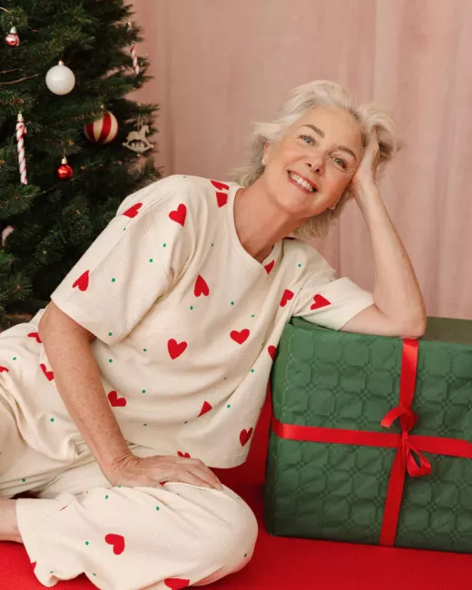 Lang biologisch katoenen pyjama - Zèbra