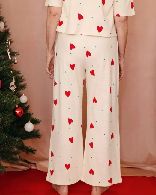 Lang biologisch katoenen pyjama - Zèbra