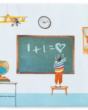 Handcrafted decorative ceramic tiles 10x10cm