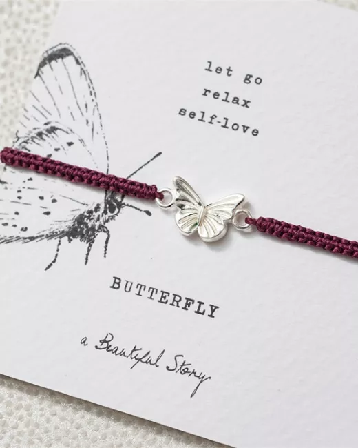 Symbol Butterfly Silver bracelet