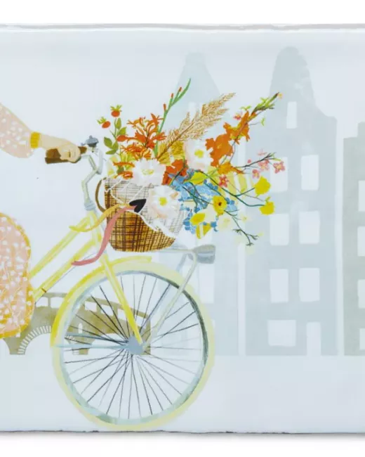 Handcrafted decorative ceramic tiles 10x10cm