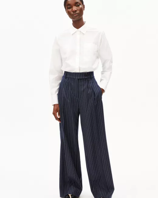 Armedangels - Pantalon PINSTRIPE KAAYUA en Lyocell 