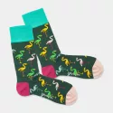 Kleurrijke sokken met motief - Flamingo Forest