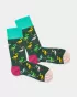 Chaussettes colorées avec motif - Flamingo Forest