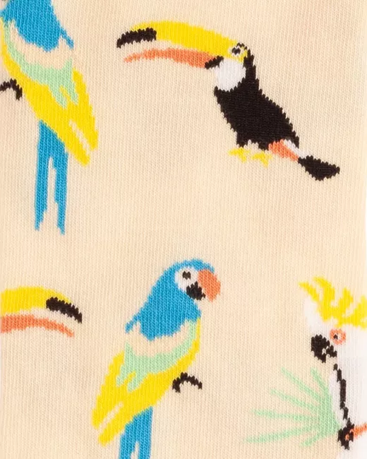 DillySocks - Chaussettes colorées avec motif Sand Aviary 