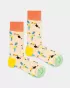 Colourful patterned socks - Sand Aviary