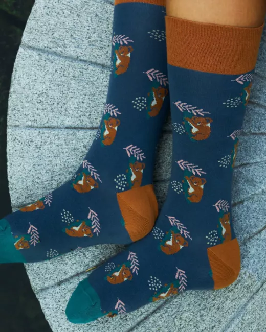 DillySocks - Colourful patterned socks Comfy Koala