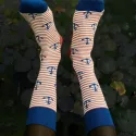 Chaussettes colorées avec motif - Anchored In Love