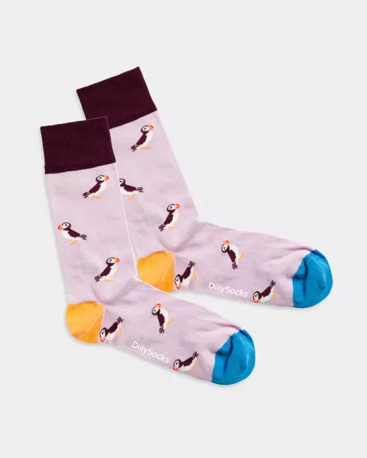 DillySocks - Chaussettes colorées avec motif Special Bird