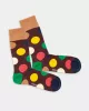DillySocks - Chaussettes colorées avec motif Confetti Burst