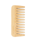 Handle-Free Bamboo Comb with Wide Teeth