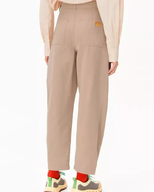 Armedangels - Pantalon Barrel en toile épaisse