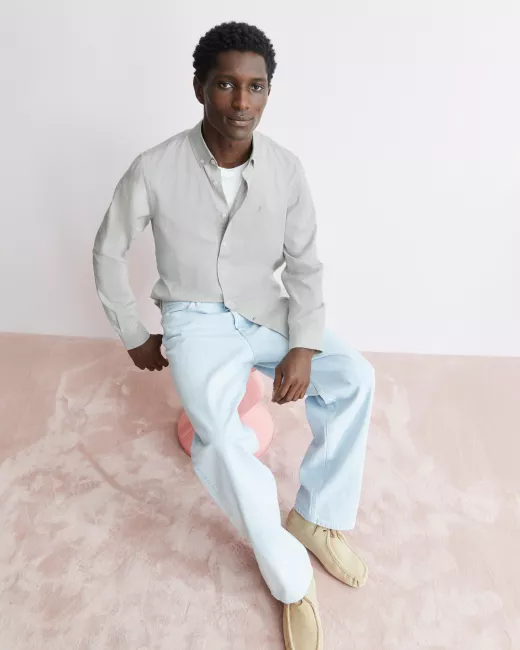 Biologisch katoenen overhemd QUAASA STRIPES