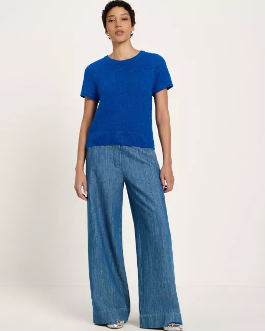 Striped Pants in Organic Cotton