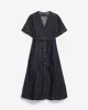 Armedangels - Robe midi en jeans avec ceinture