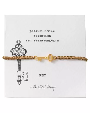 Bracelet Symbol Key Gold