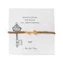 Symbol Key Gold bracelet