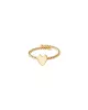 Faithful Moonstone Ring Gold Plated