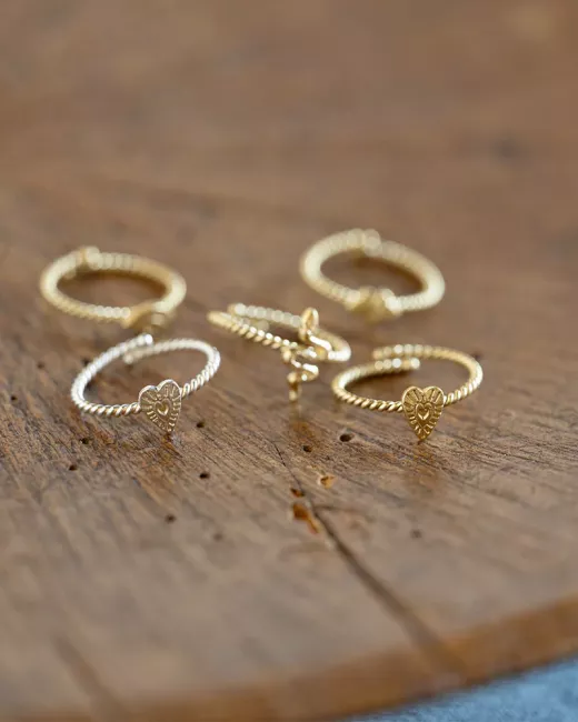 Honorable Ginkgo Ring Gold Plated