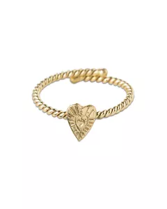 Honorable Ginkgo Ring Gold Plated