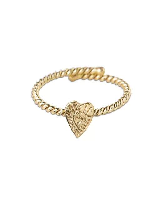 Honorable Ginkgo Ring Gold Plated