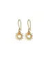 Boucles d'oreilles Generous Cornaline Plaqué Or