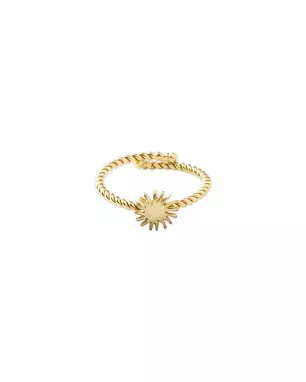 Honorable Vintage Hart Ring Verguld