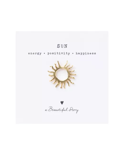 Brooch Heart Gold Plated